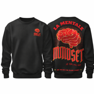 Sweat-Shirt MINDSET Black & Orange