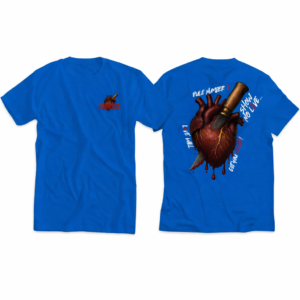 T-shirt MINDSET RULE N°5 BLEU & BLANC